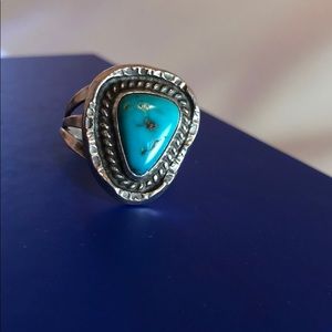 Sterling and turquoise ring